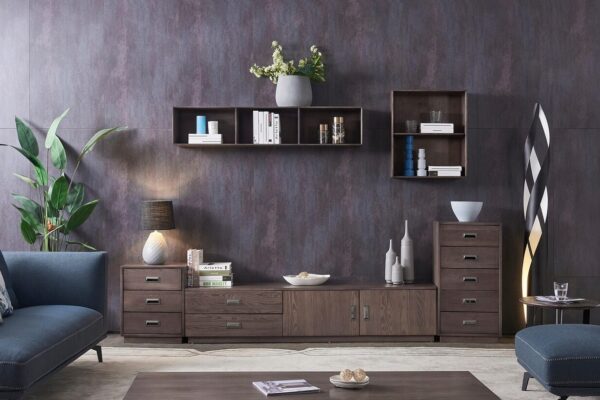 tv cabinet, wall, interior design, nature, cabinet, chest of drawers, shelves, plants, furniture, decoration, living room, room, interior, house